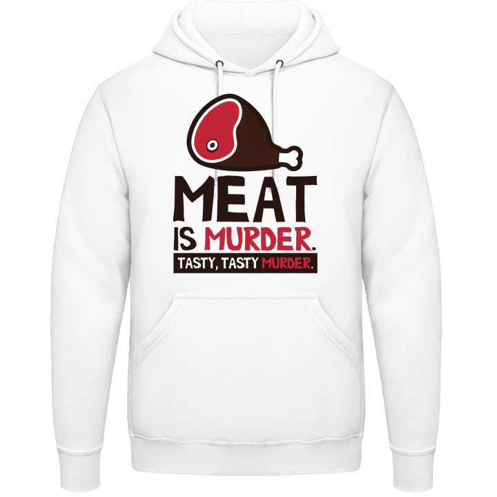 Meat Is Murder. Tasty, Tasty Murder. Sudadera con capucha contain pic