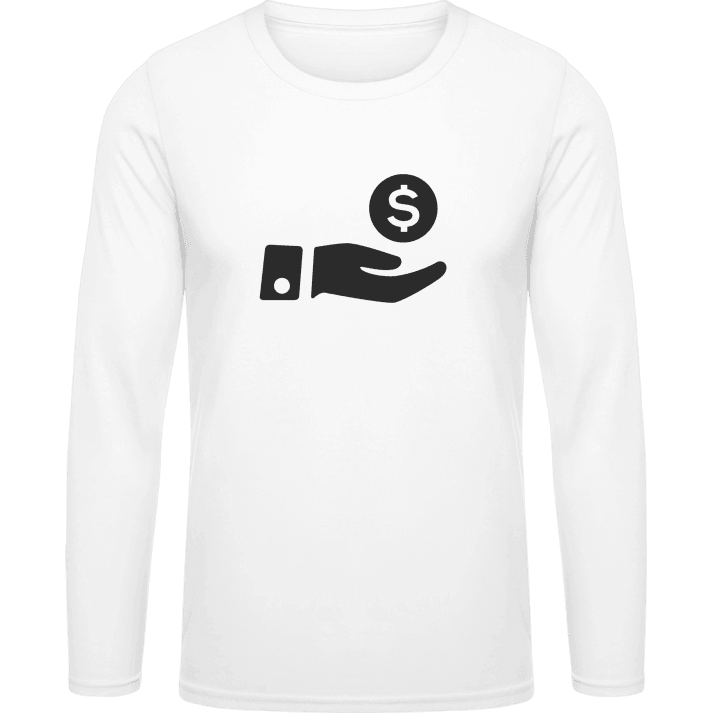 Seller Hand Silhouette Camicia a maniche lunghe contain pic