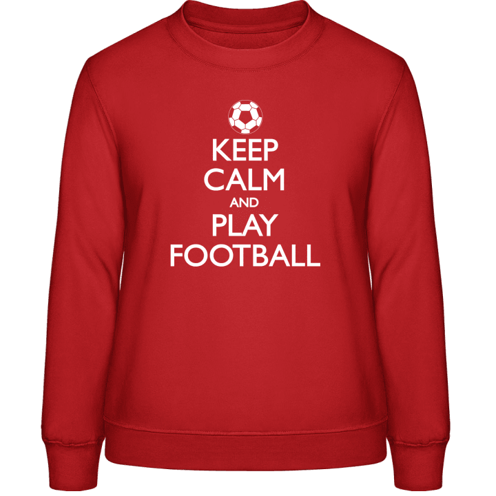 Play Football Frauen Sweatshirt contain pic