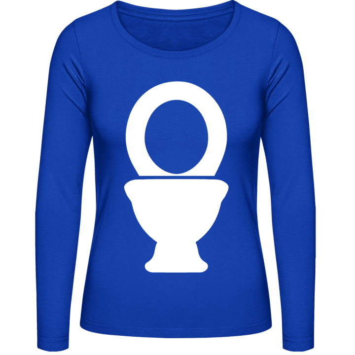 Toilet Bowl Langermet skjorte for kvinner contain pic
