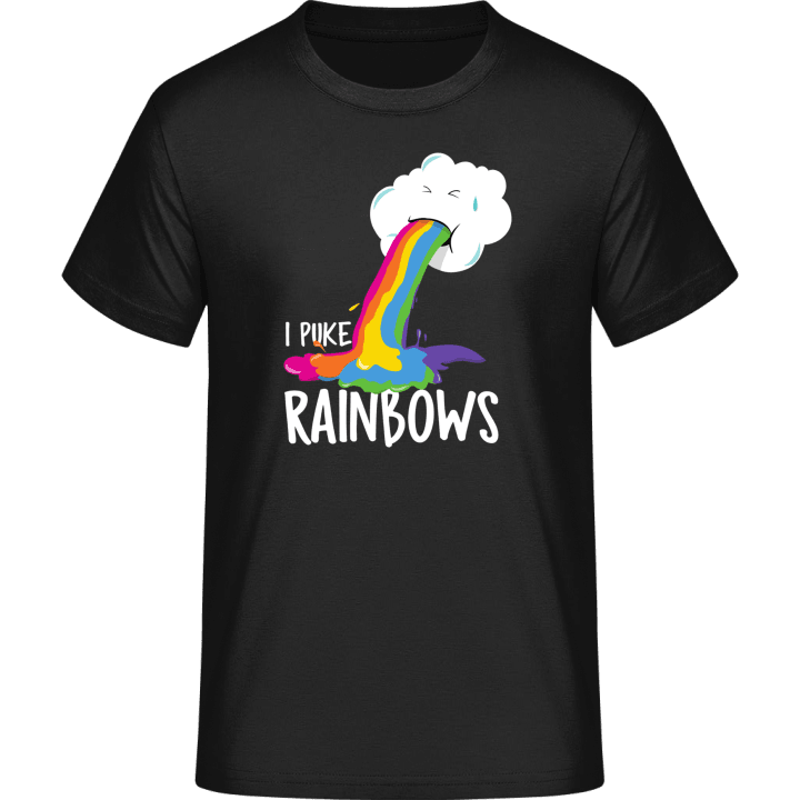 I Puke Rainbows T-Shirt contain pic