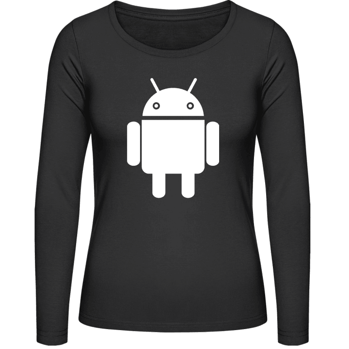 Android Silhouette Vrouwen Lange Mouw Shirt 0 image