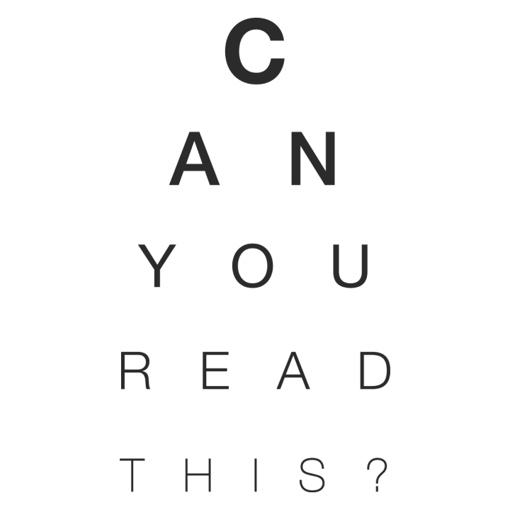 Can You Read This? Tablier de cuisine 0 image