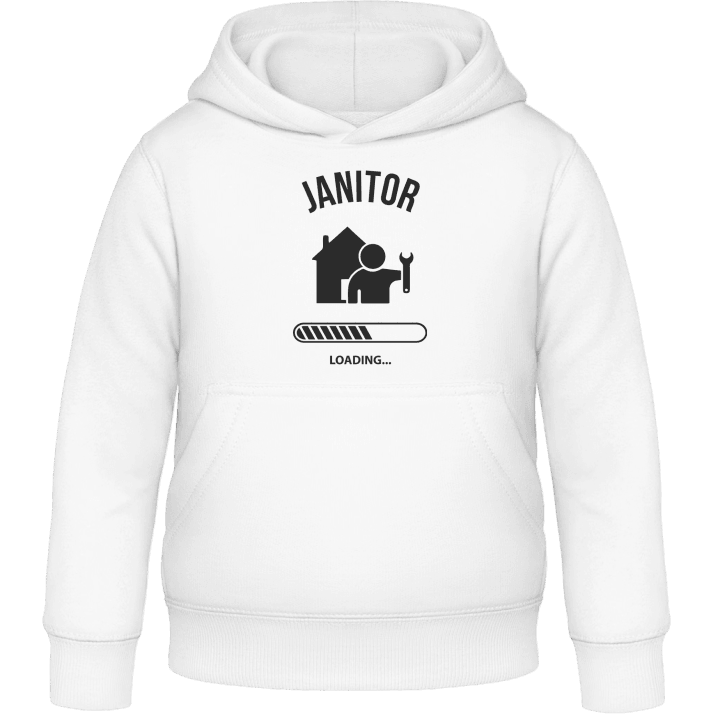 Janitor Loading Kids Hoodie contain pic