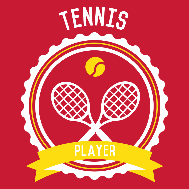 Tennis Player Emblem Langermet skjorte for kvinner 0 image