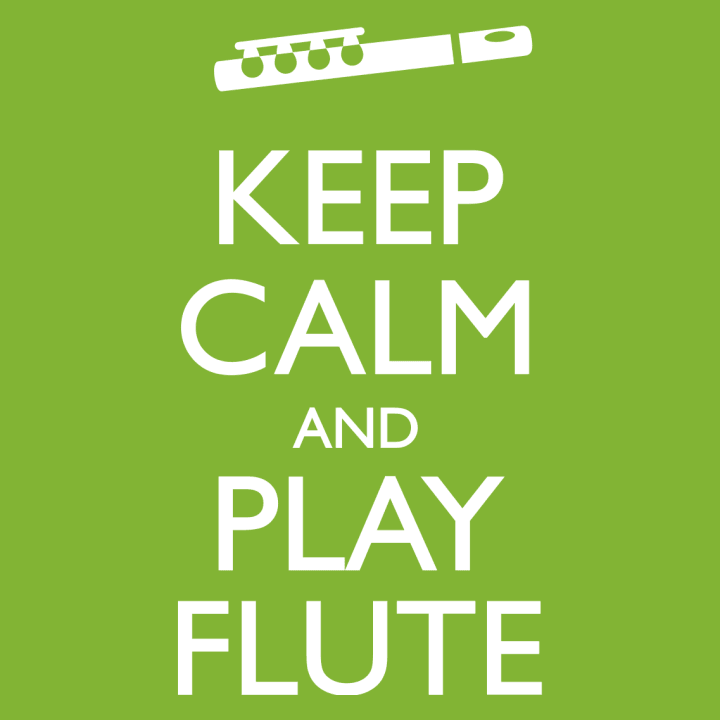 Keep Calm And Play Flute Stoffen tas 0 image