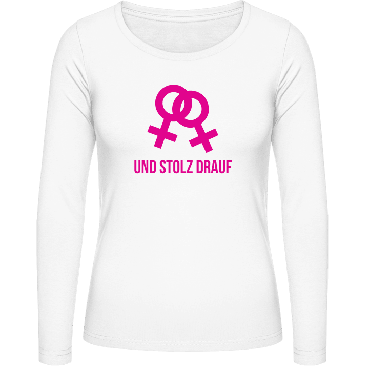 Lesbisch und stolz drauf Langermet skjorte for kvinner contain pic