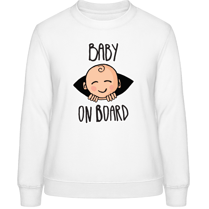 Baby On Board Comic Sweatshirt til kvinder 0 image