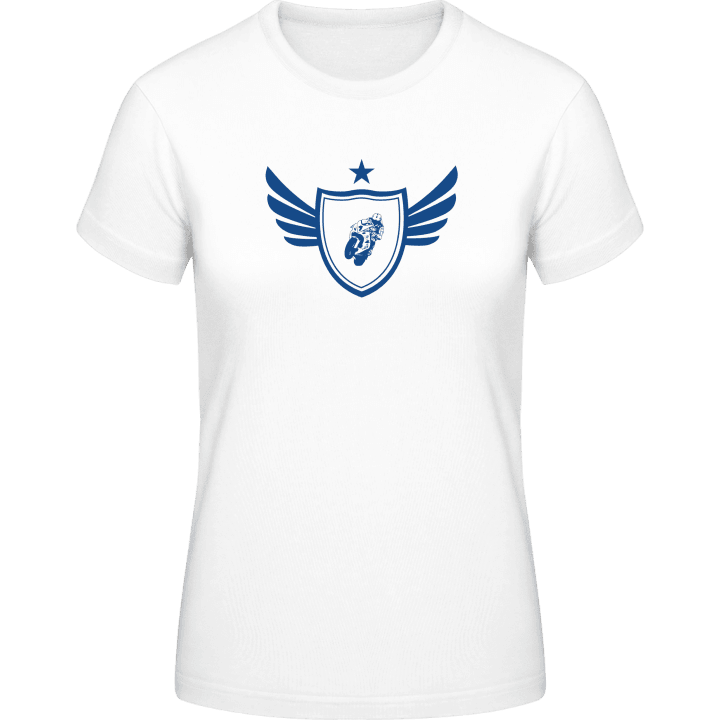 Superbiker Winged Frauen T-Shirt contain pic