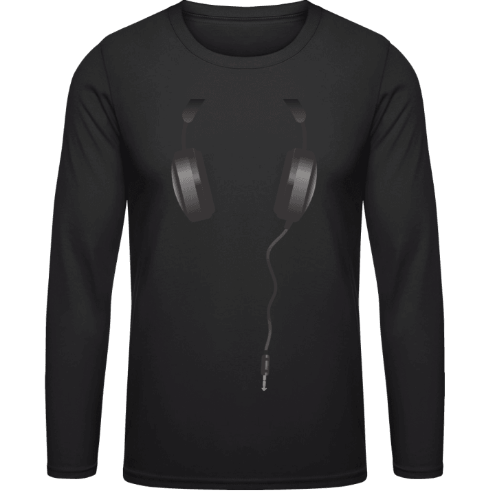 Headphones Long Sleeve Shirt contain pic