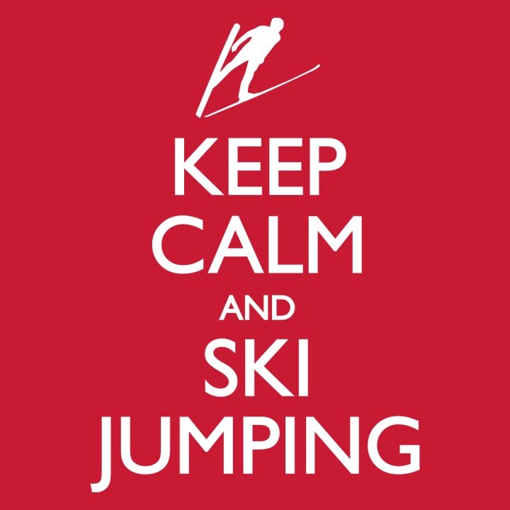 Keep Calm And Ski On Stoffpose 0 image