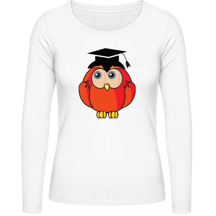 Academic Owl T-shirt à manches longues pour femmes contain pic