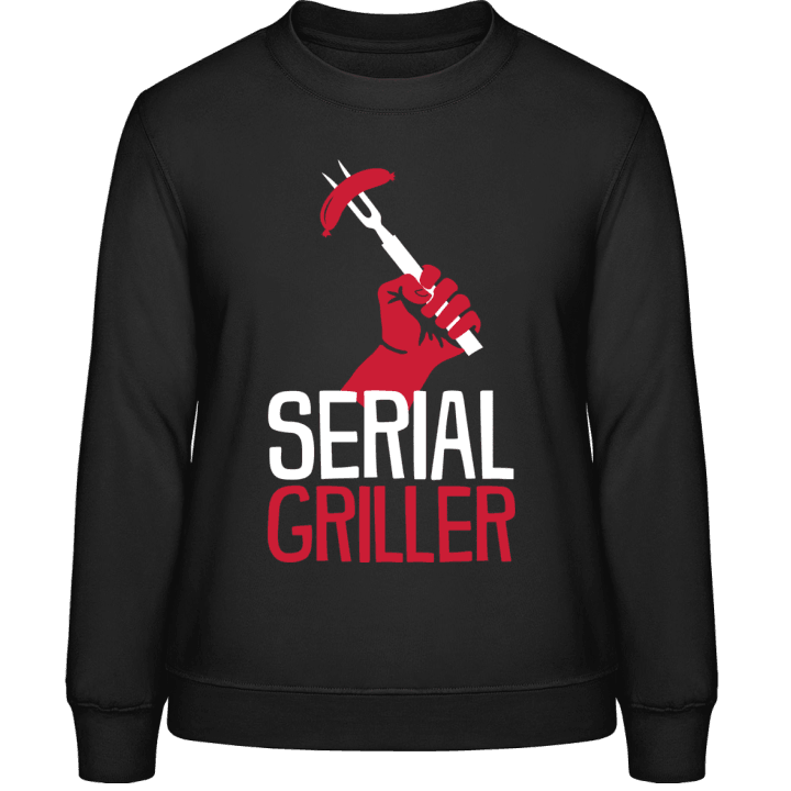 BBQ Serial Griller Vrouwen Sweatshirt contain pic