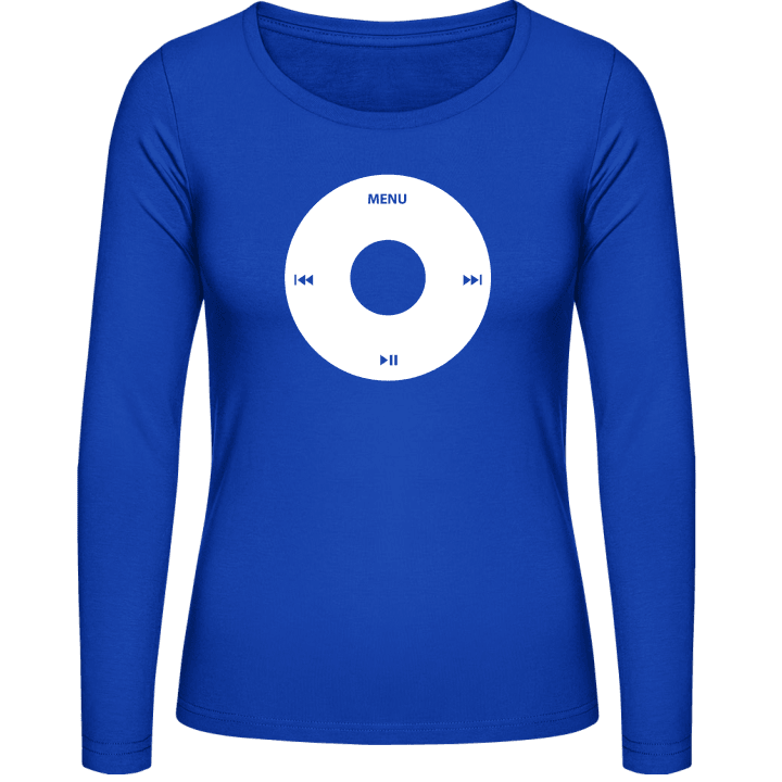 Ipod Controller Vrouwen Lange Mouw Shirt contain pic