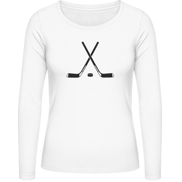 Ice Hockey Equipment T-shirt à manches longues pour femmes contain pic