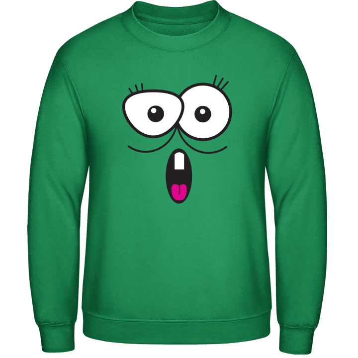 Comic Face Monster Sweatshirt 0 image