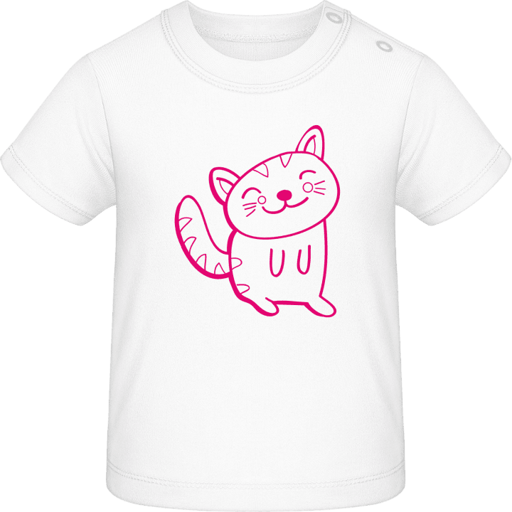 Cute Cat T-shirt för bebisar 0 image