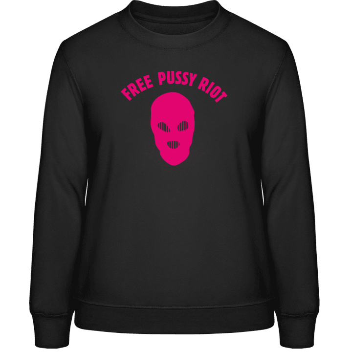 Free Pussy Riot Mask Sweatshirt för kvinnor contain pic