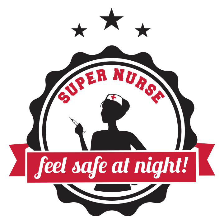 Super Nurse Feel Safe At Night Hettegenser for kvinner 0 image