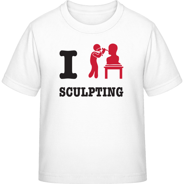 I Love Sculpting T-skjorte for barn contain pic