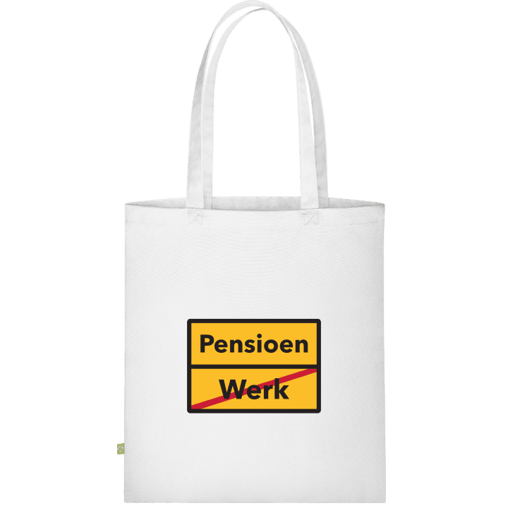 Werk Pensioen Stoffen tas contain pic