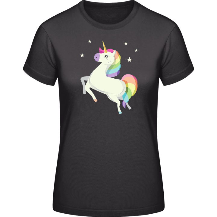 Unicorn Rainbow Hair T-shirt för kvinnor 0 image