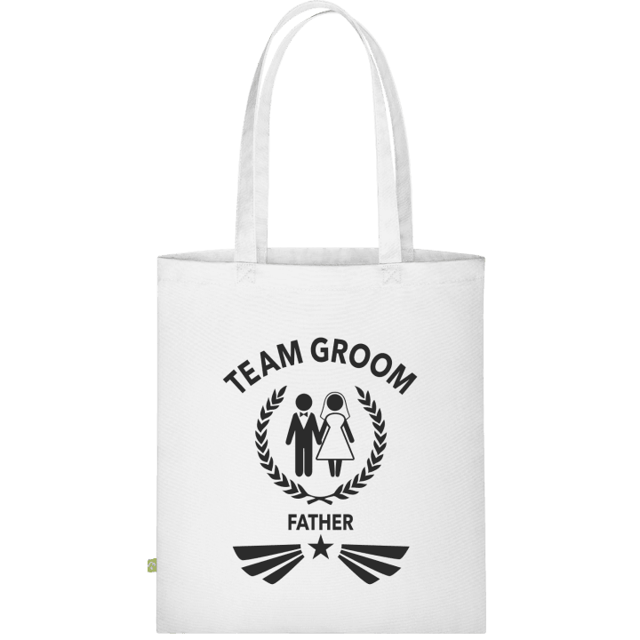 Team Groom Father Stoffen tas contain pic
