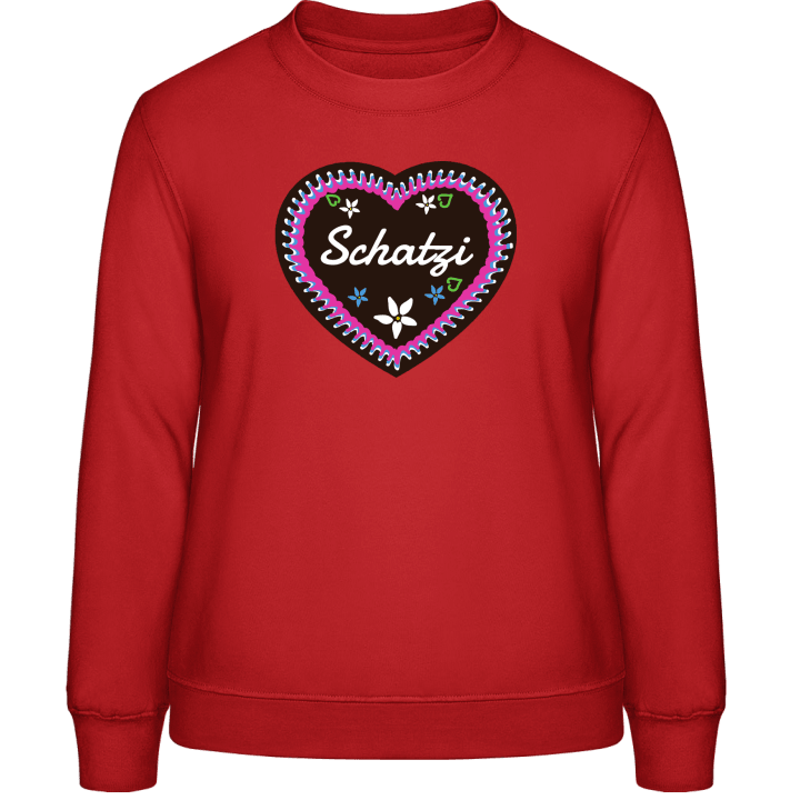 Schatzi Lebkuchenherz Sweatshirt för kvinnor contain pic