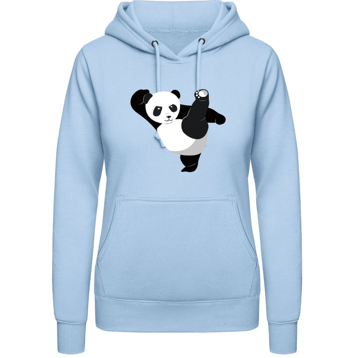 Karate Panda  Felpa con cappuccio da donna 0 image