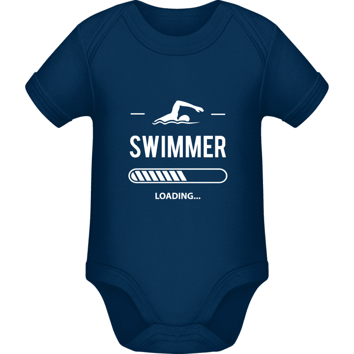 Swimmer Loading Baby Romper contain pic