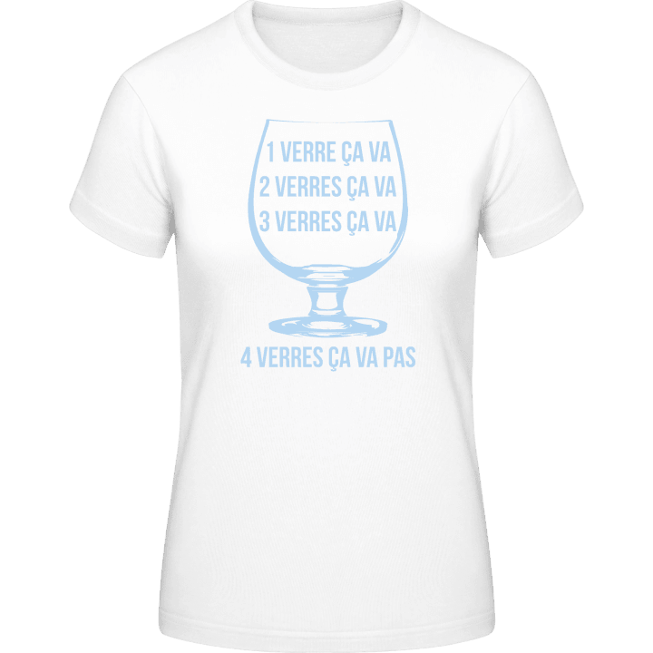 1 Verre Ça Va T-shirt pour femme contain pic