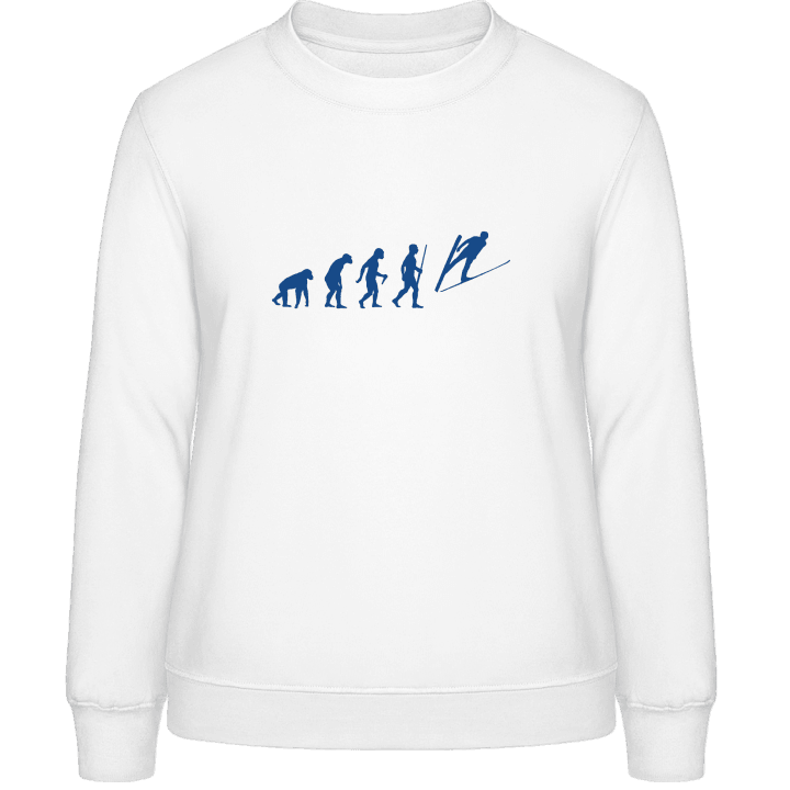 Ski Jumper Evolution Frauen Sweatshirt contain pic