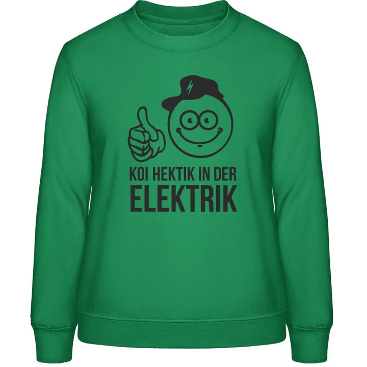 Koi Hektik in der Elektrik Frauen Sweatshirt contain pic