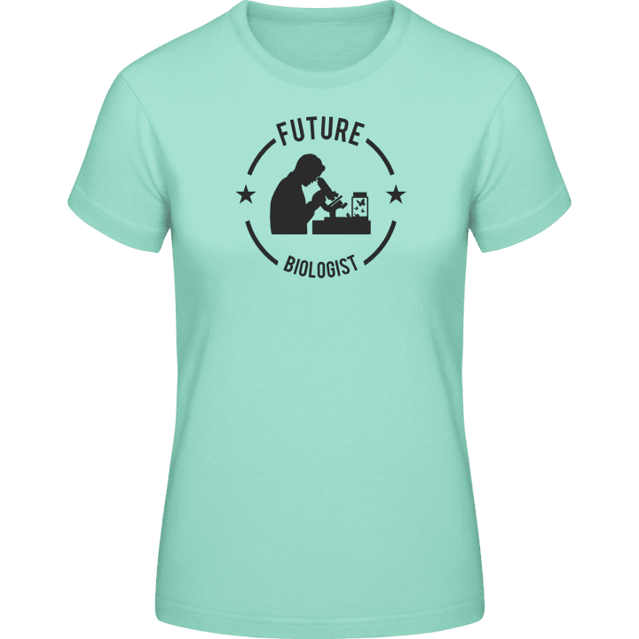 Future Biologist T-shirt för kvinnor contain pic