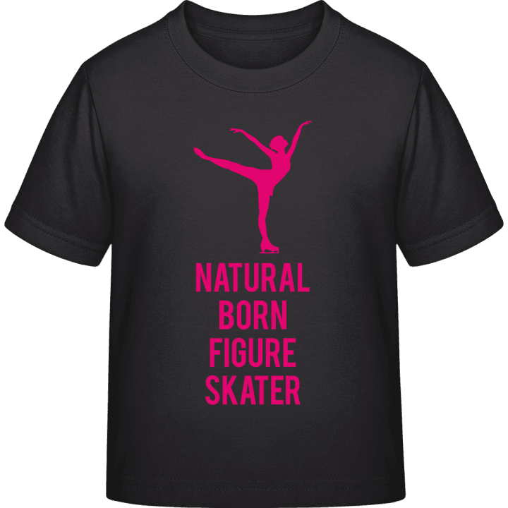 Natural Born Figure Skater Kinder T-Shirt contain pic