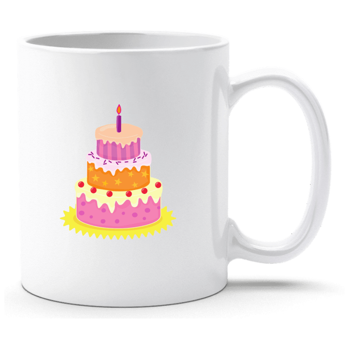 Birthday Cake With Light Tasse contain pic