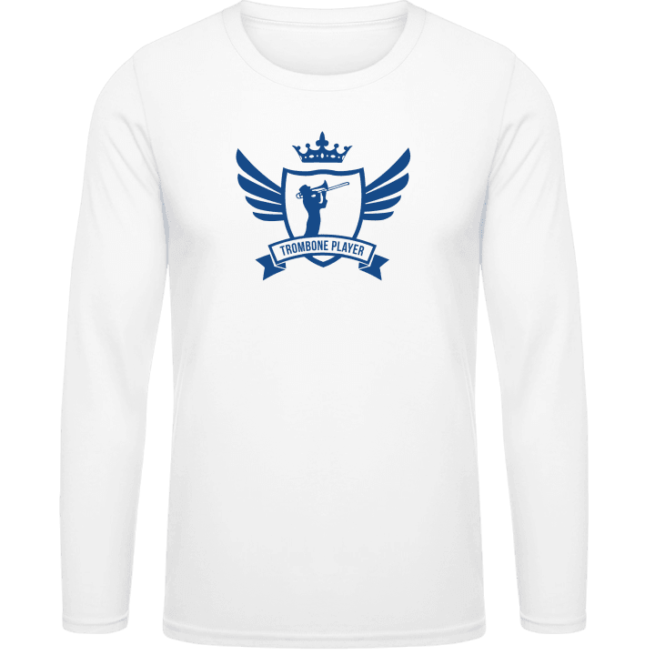 Trombone Player Winged T-shirt à manches longues contain pic