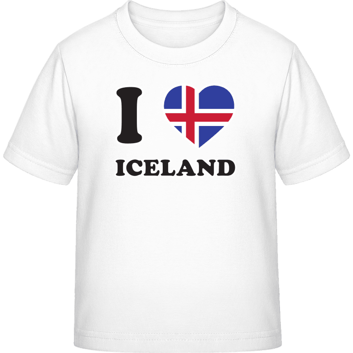 I Love Iceland Fan Kinder T-Shirt 0 image