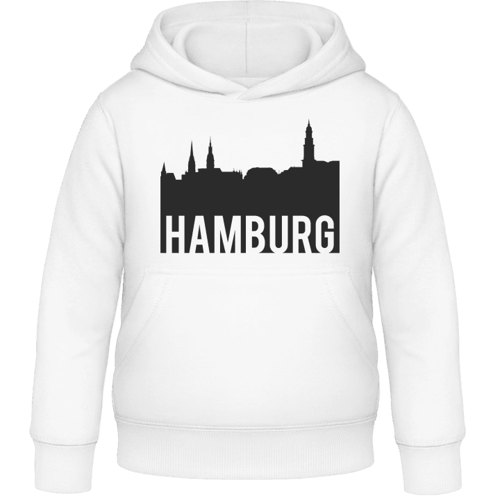 Hamburg Skyline Hettegenser for barn contain pic