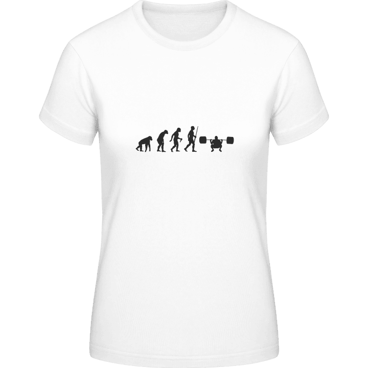 Gewichtheber Evolution Frauen T-Shirt contain pic