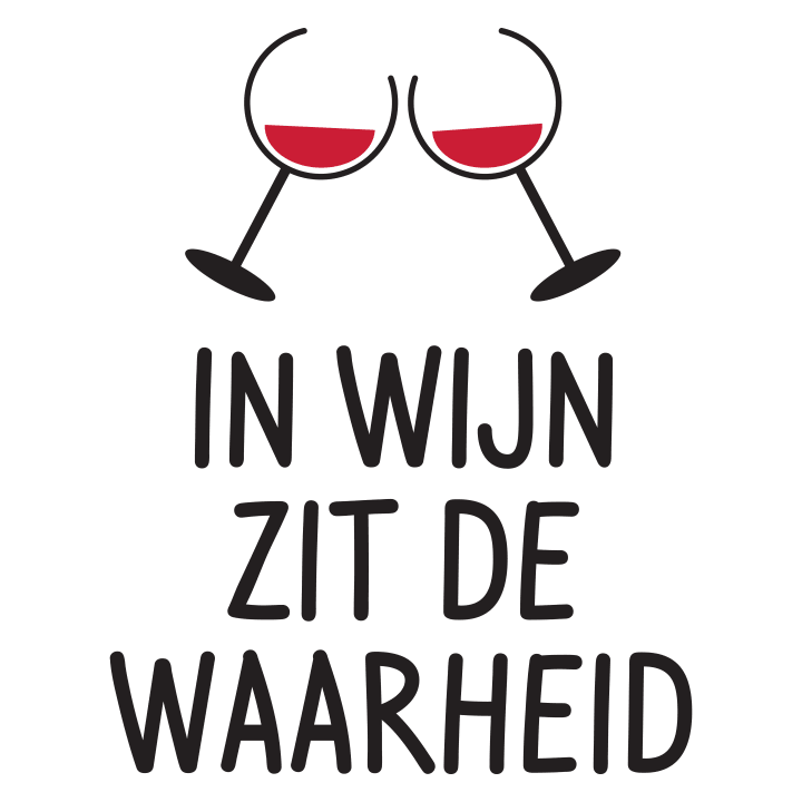 In Wijn Zit De Waarheid Langærmet skjorte til kvinder 0 image