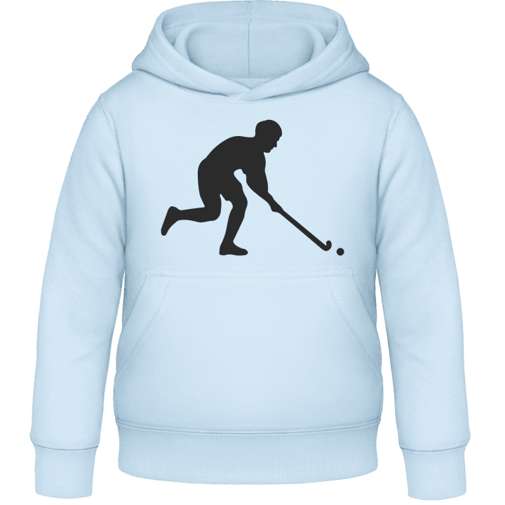 Field Hockey Player Silhouette Kids Hoodie contain pic