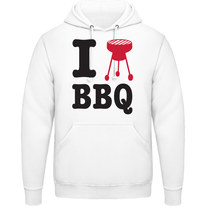 I Heart BBQ Hoodie contain pic