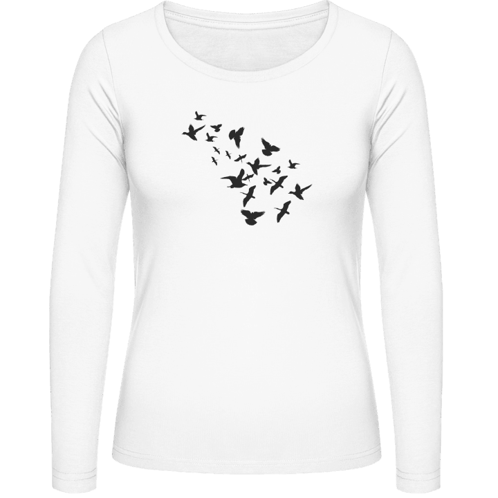 Flying Birds Vrouwen Lange Mouw Shirt 0 image