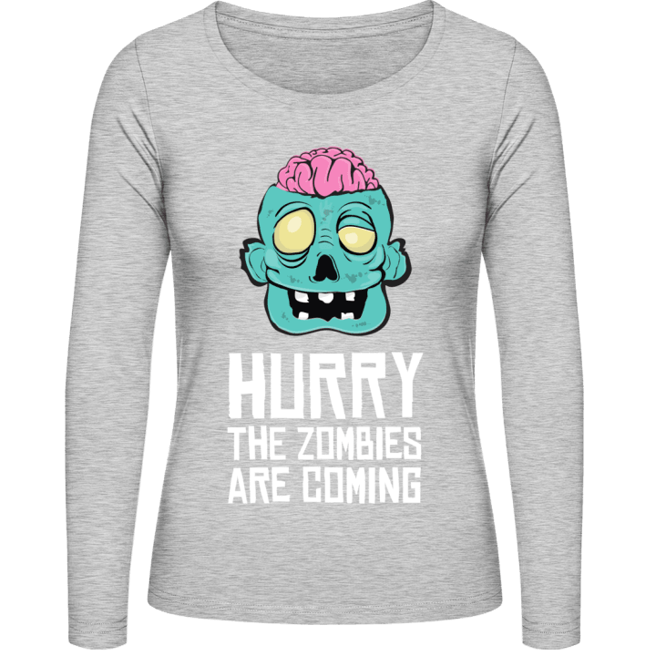 The Zombies Are Coming Frauen Langarmshirt 0 image