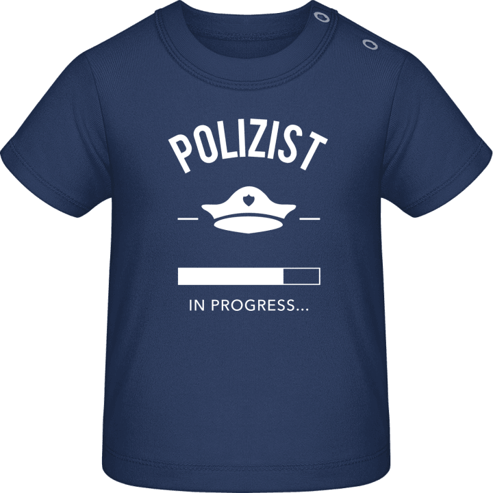 Polizist in progress T-shirt för bebisar contain pic