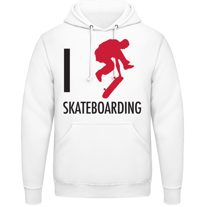 I Love Skateboarding Sudadera con capucha contain pic
