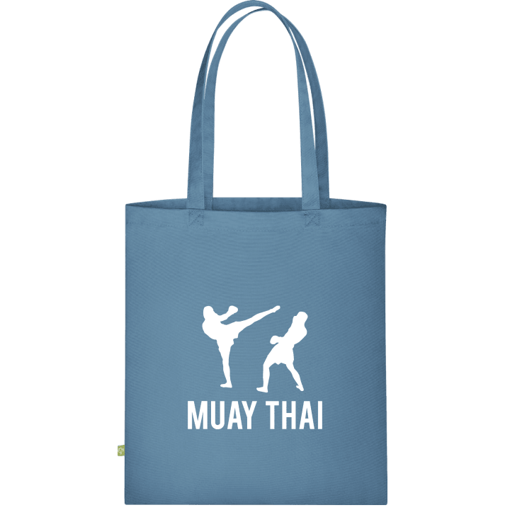 Muay Thai Silhouette Stofftasche contain pic