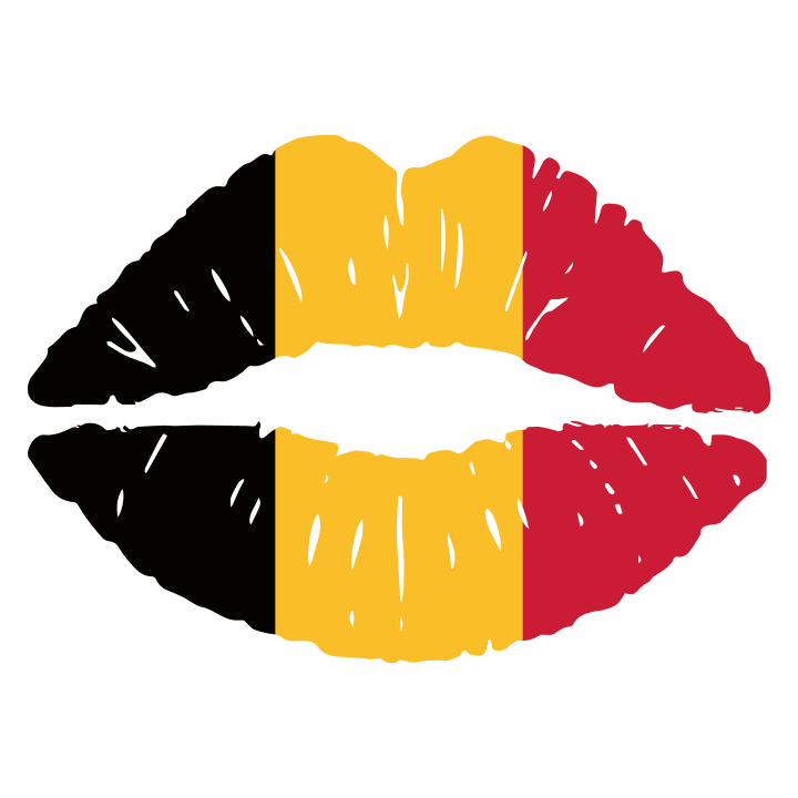 Belgium Kiss Flag Långärmad skjorta 0 image