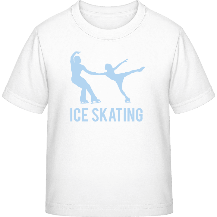 Ice Skating Silhouettes T-shirt för barn contain pic